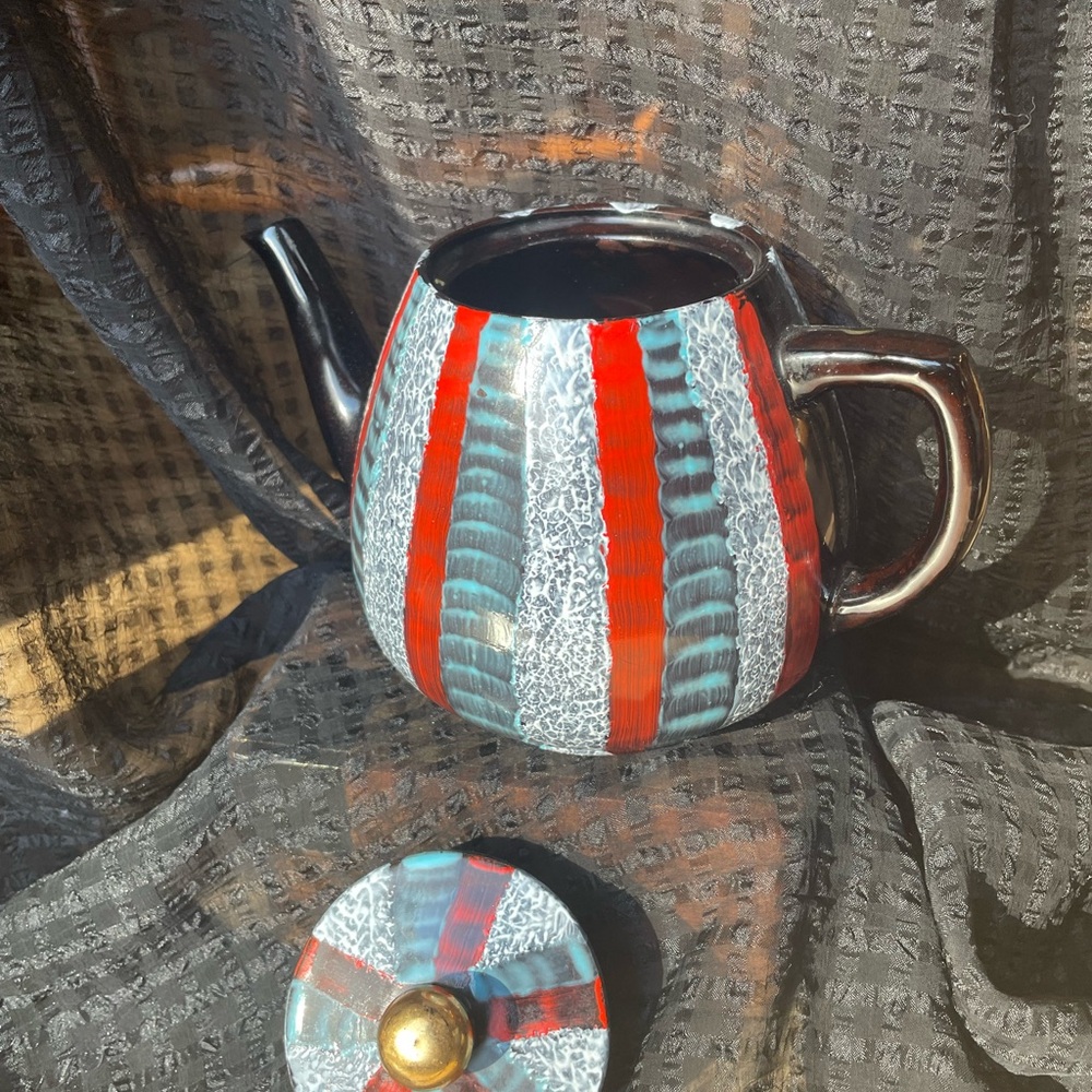 🌹VINTAGE MCM Mid Century Modern ENGLAND TEAPOT PRICE KENSINGTON